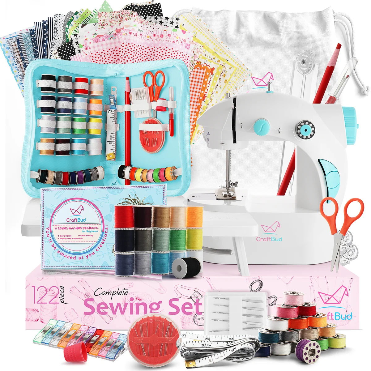 CraftBud Mechanical Sewing Machine Set For Beginners - Image 4