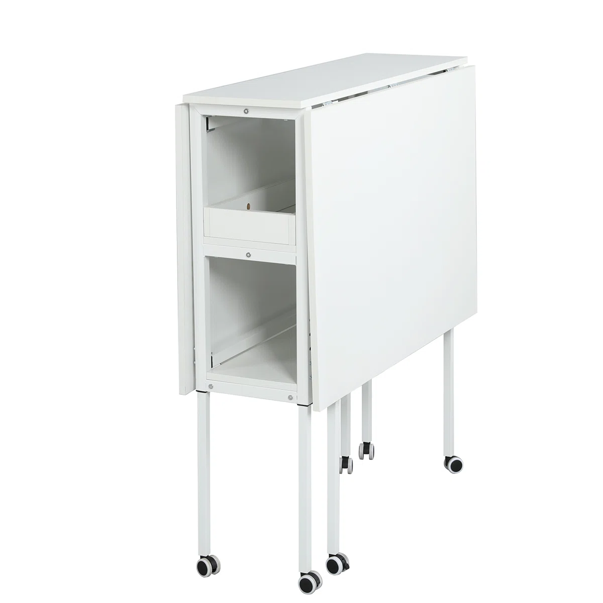 Foldable Craft Table with Wheels - Image 2